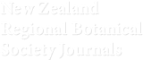 New Zealand Regional Botanical Society Journals